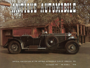 ANTIQUE AUTOMOBILE 1978 JULY - '28 BUICK MASTER 6, '12 MERCER, '31 BENTLEY